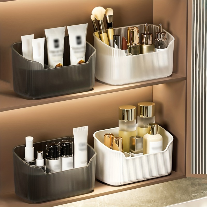 Luxury Skincare Organizer - Multi-Functional Cosmetic Storage Box, Desktop Organizer