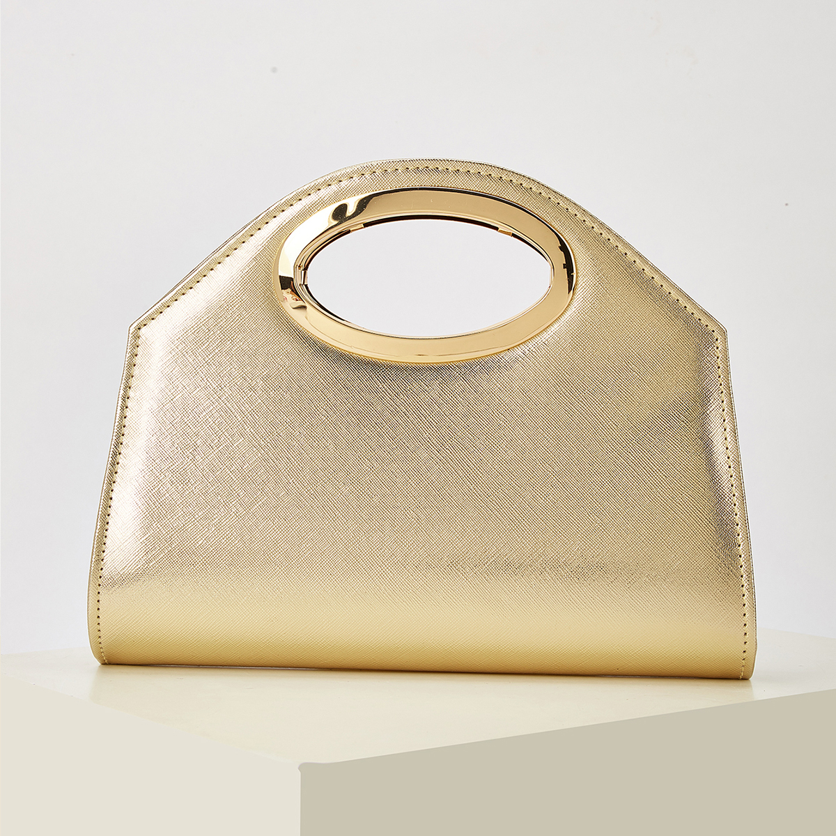 Luxury Skincare Products - Women's Evening Bag, Gold Color, Noble,