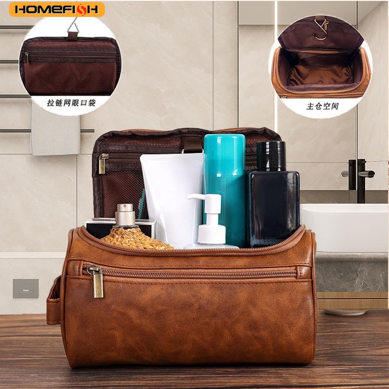 HOMEFISH Men PU Vintage Luxury – Luxury Skincare Organizer Bewertung und Preis