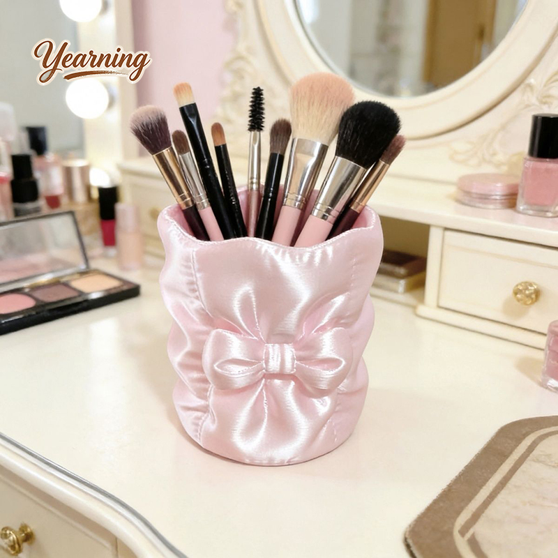 Luxury Round Bow Silk Makeup B – Luxury Skincare Organizer Bewertung und Preis
