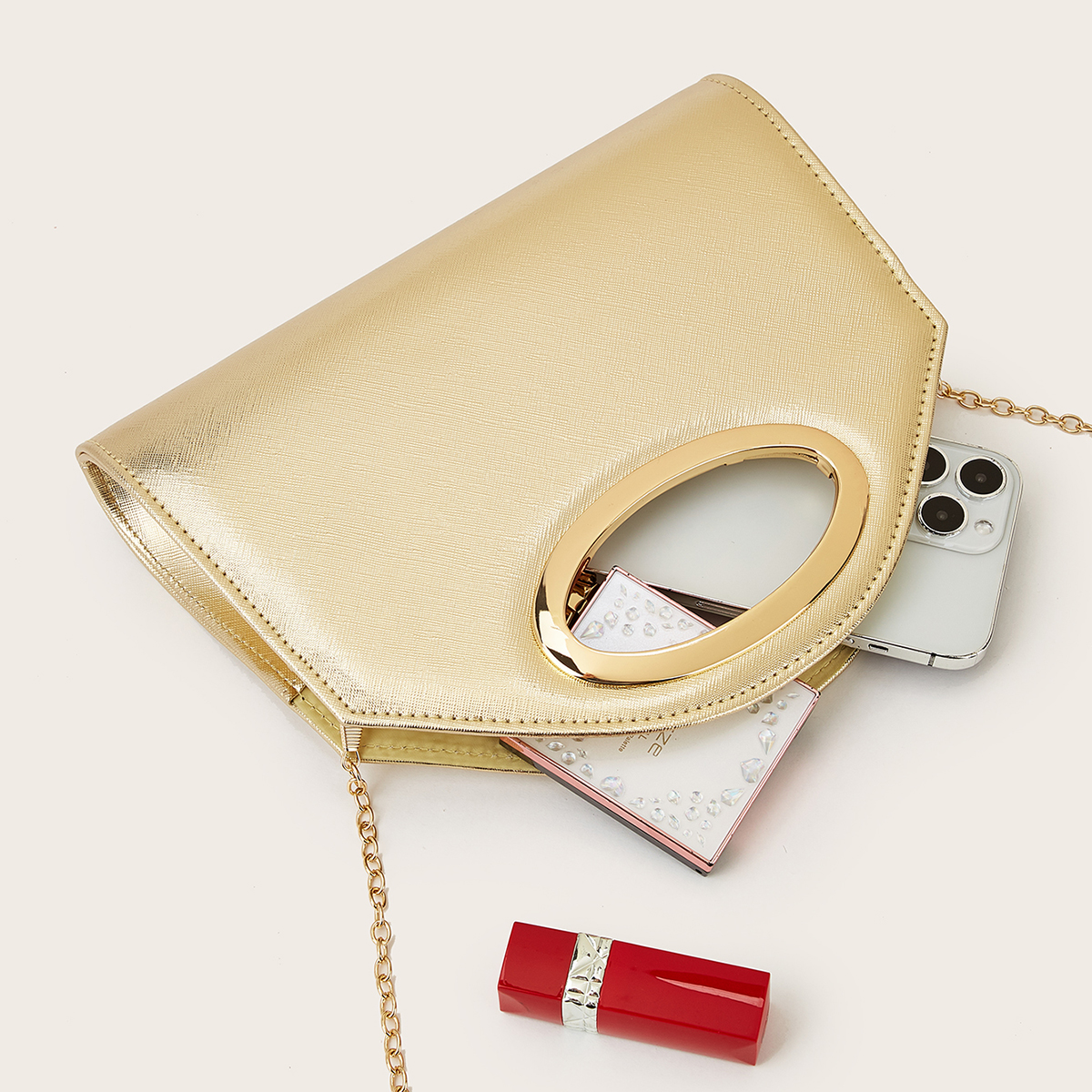 Women's Evening Bag, Gold Colo – Luxury Skincare Products Bewertung und Preis