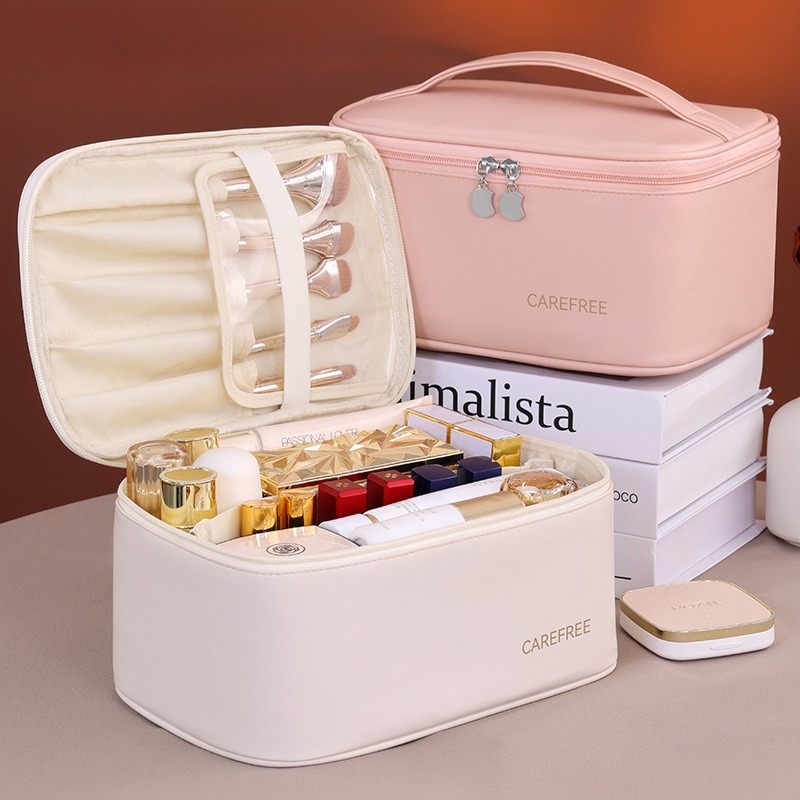 Luxury PU Makeup Bag for Women – Luxury Skincare Organizer Bewertung und Preis