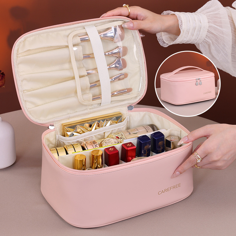 Luxury PU Makeup Bag for Women – Luxury Skincare Organizer Bewertung und Preis