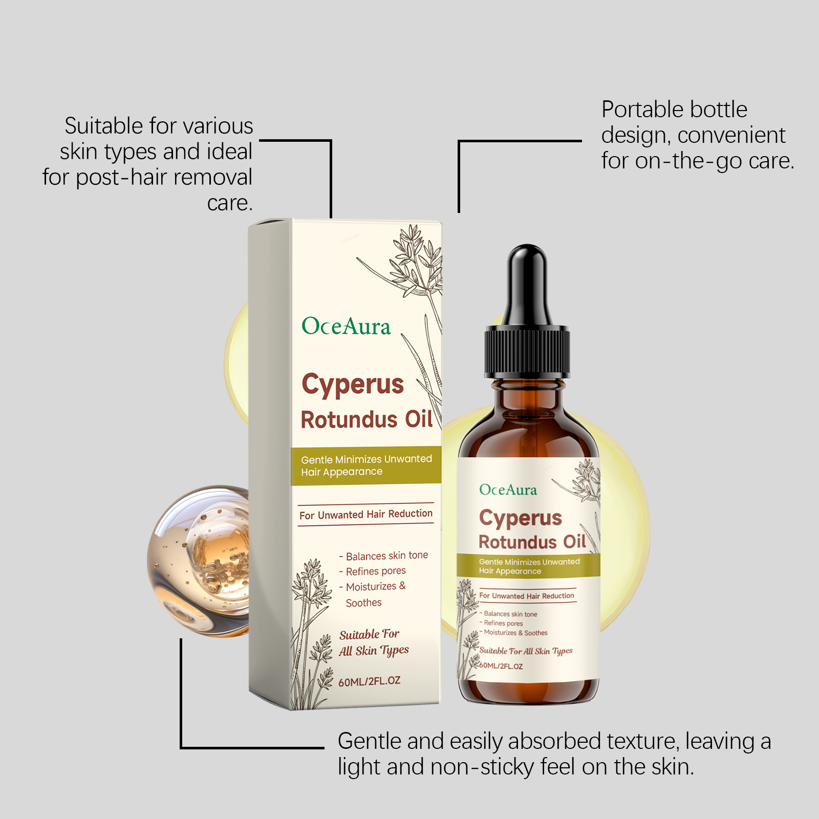 Cyperus Rotundus Hair Removal  – Growth Factor Serum Bewertung und Preis