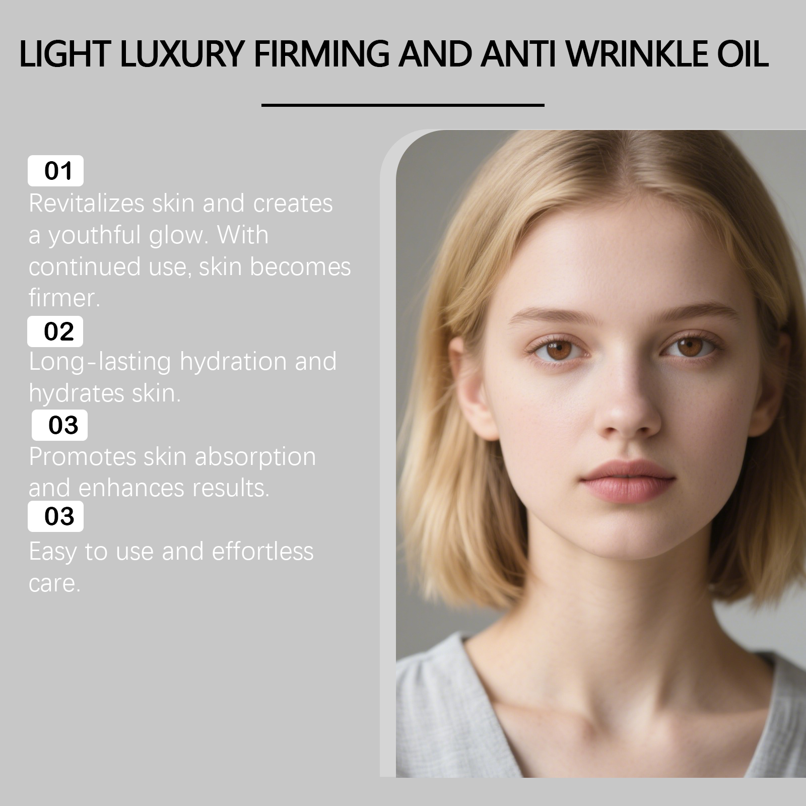 Firming Facial Care Oil Liftin – Luxury Skincare Products Bewertung und Preis