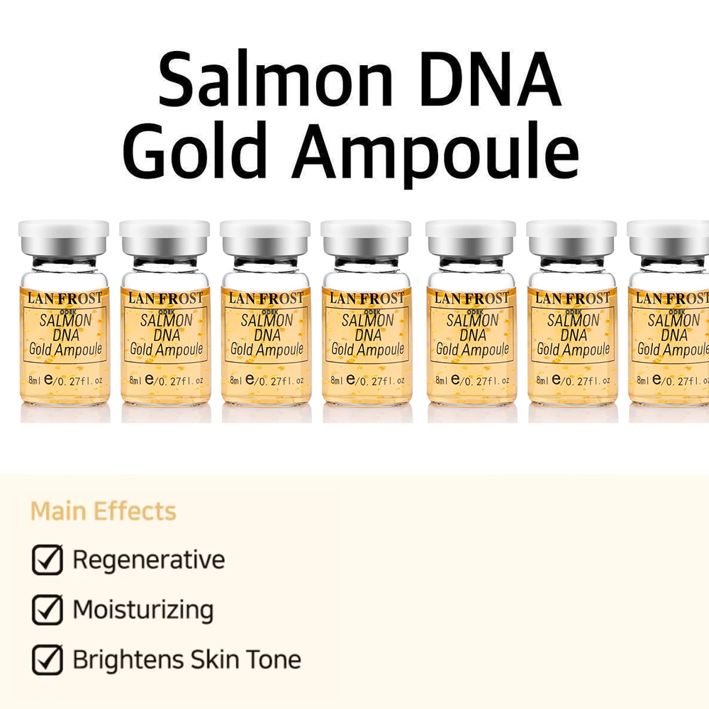 8ml Gold Salmon DNA Ampoule Se – Growth Factor Serum Bewertung und Preis